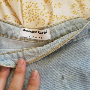 AA denim circle skirt